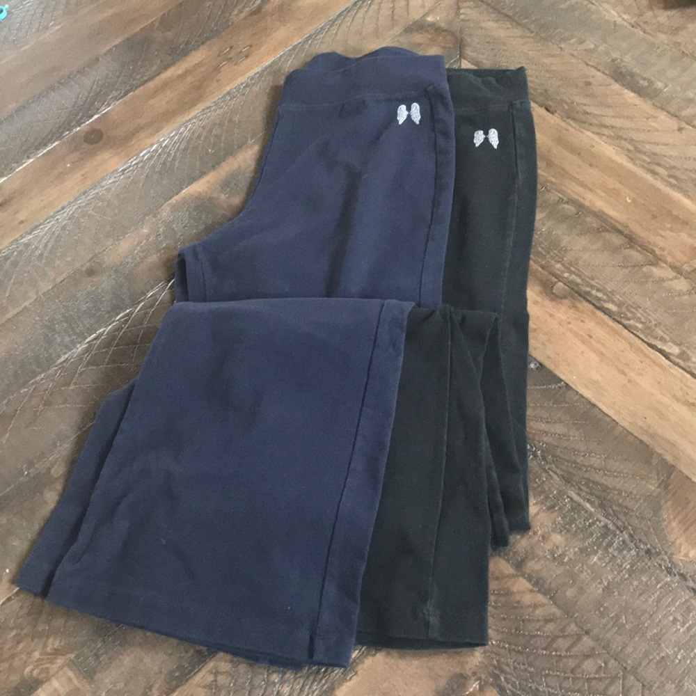 2 pairs Victoria's Secret bootcut yoga pants